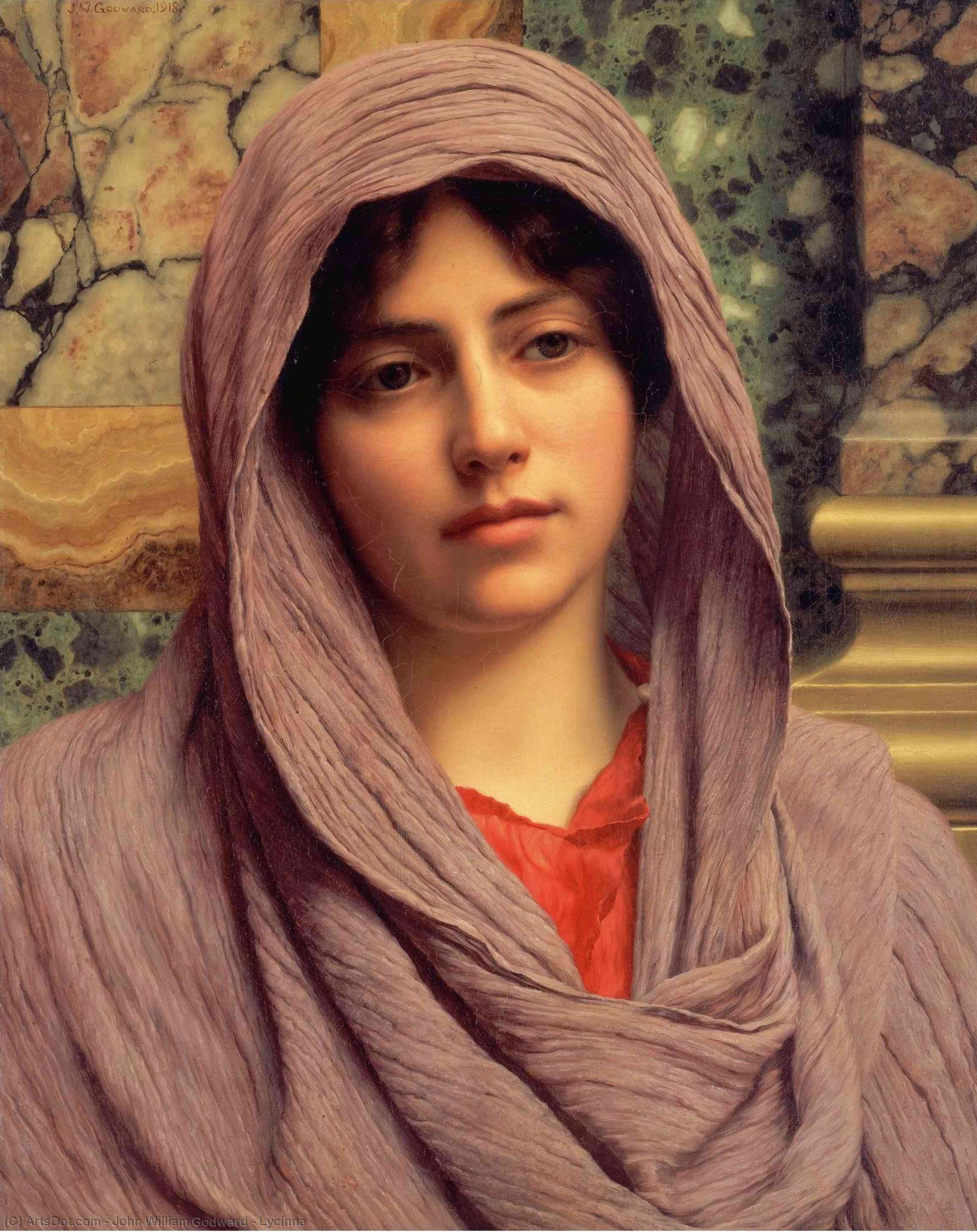 Lycinna — R.b.a John William Godward