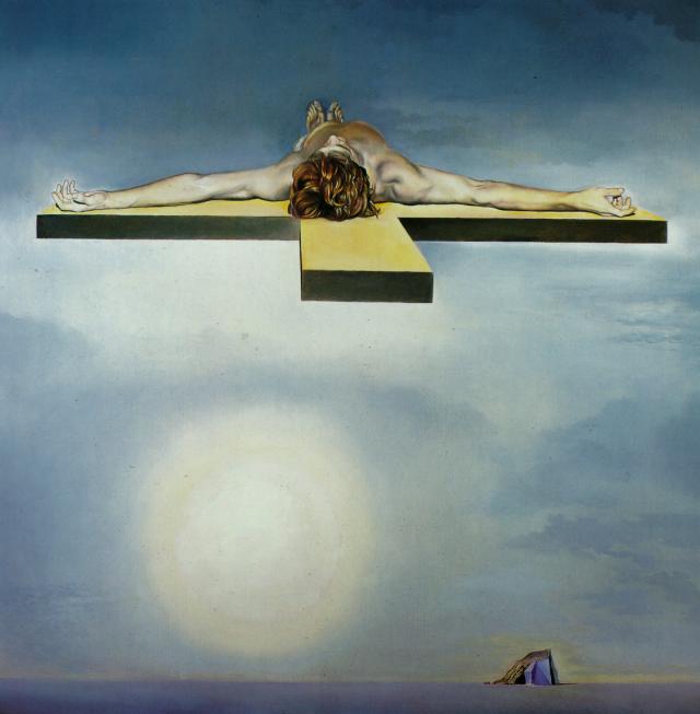 El Cristo De Gala (obra Estereoscópica, Componente Izquierdo), 1978 — Salvador Dalí