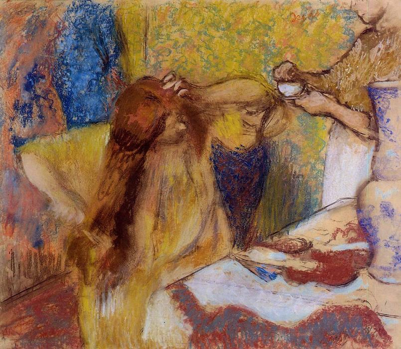 Woman At Her Toilette 4 — Edgar Degas