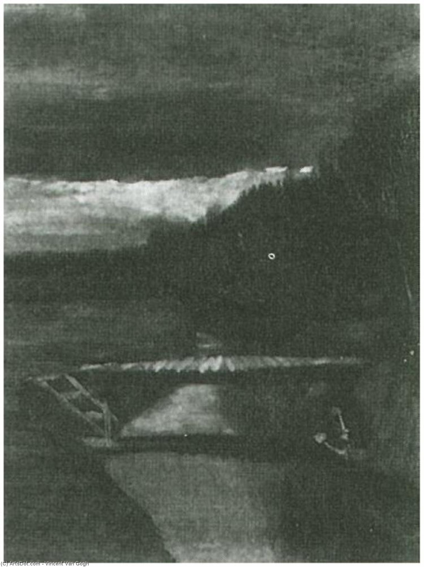 Footbridge Across A Ditch — Vincent Willem Van Gogh