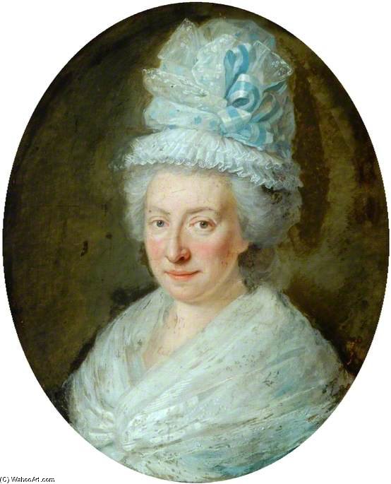 Portrait Of A Lady In A White Dress — Henri Pierre Danloux