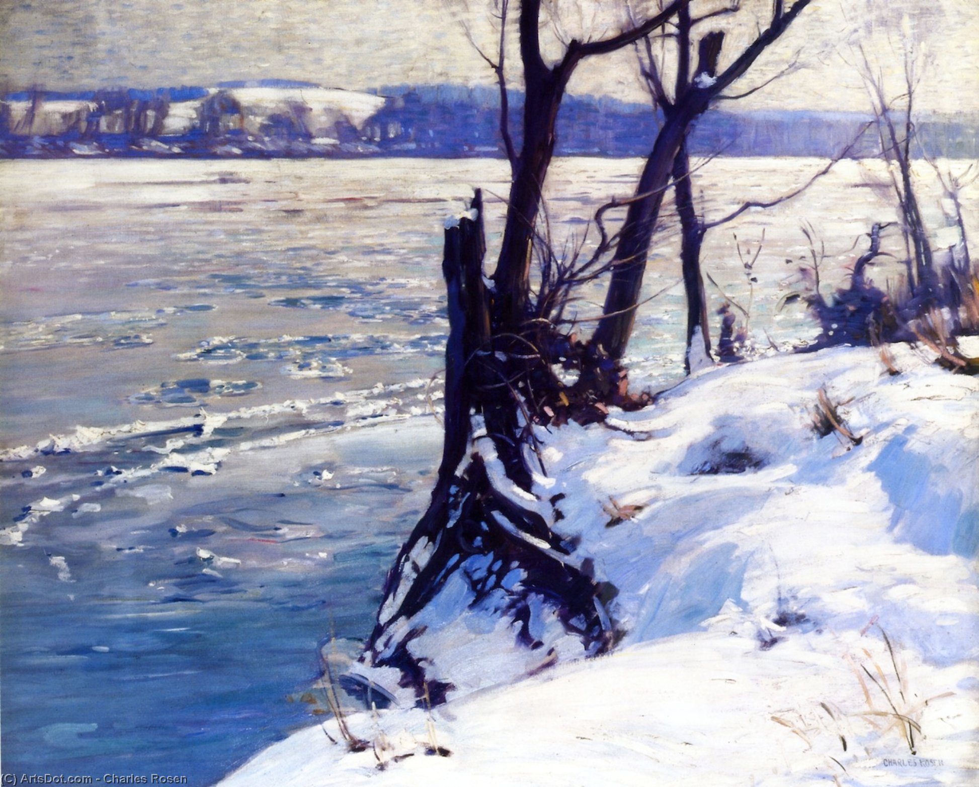 The Delaware: Winter Morning — Charles Rosen