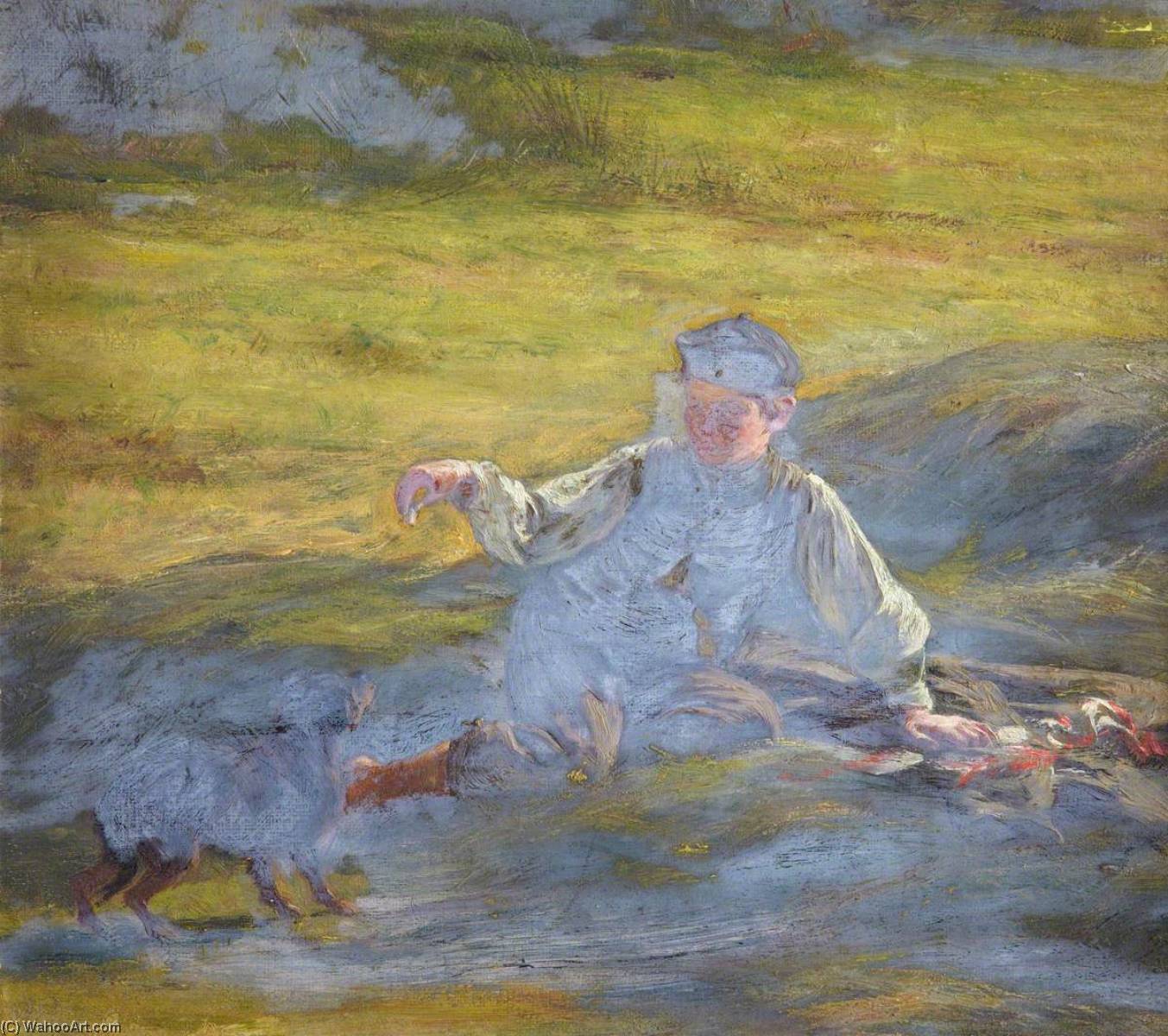 Boy With A Dog — William Darling Mckay