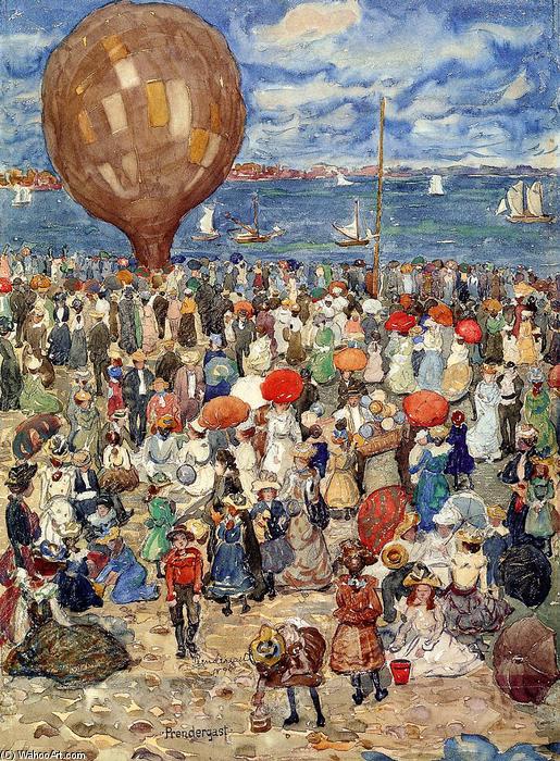 The Balloon — Maurice Brazil Prendergast