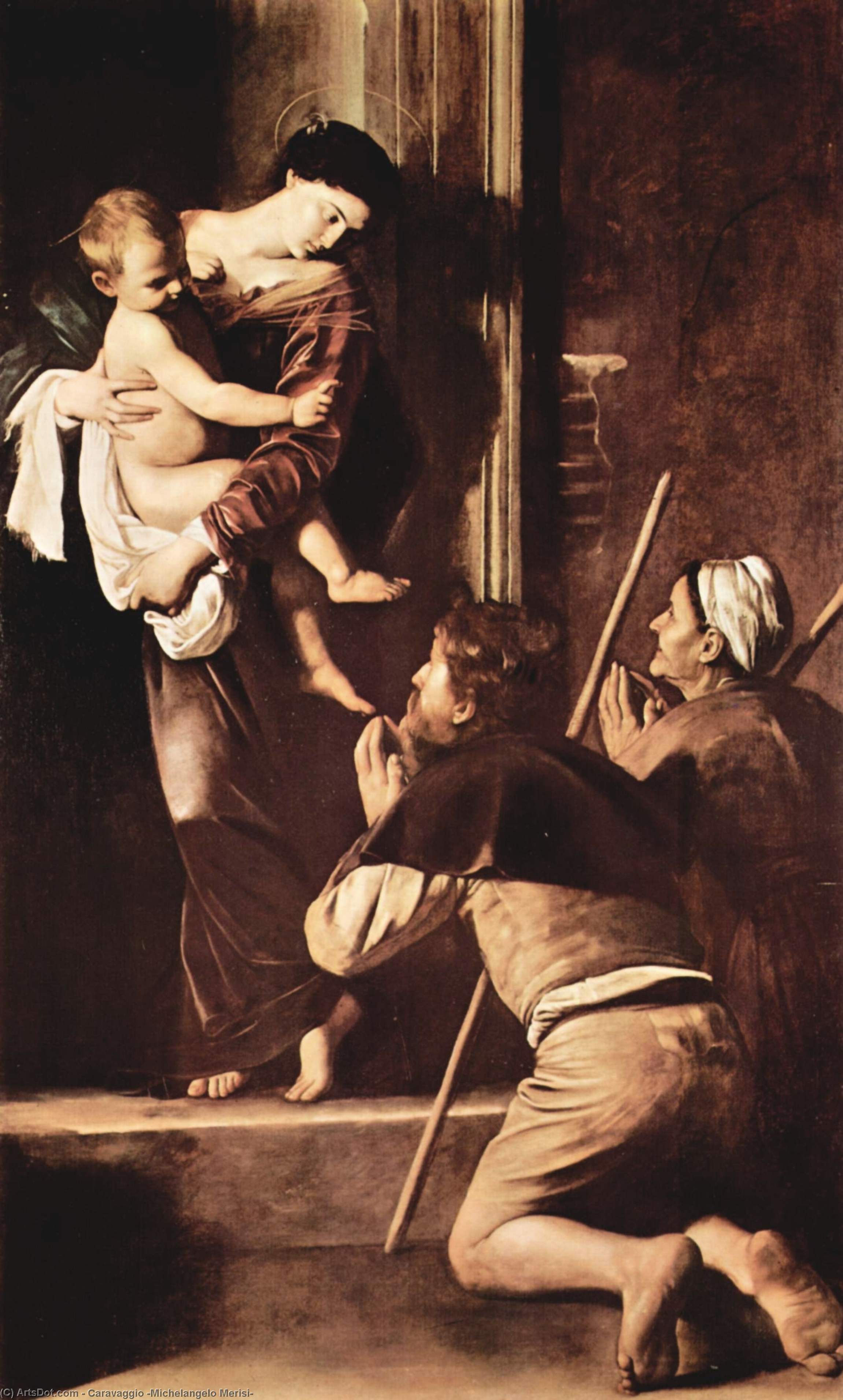 Die Darstellung Jesu Und Johannes Des Täufers — Karavaggio