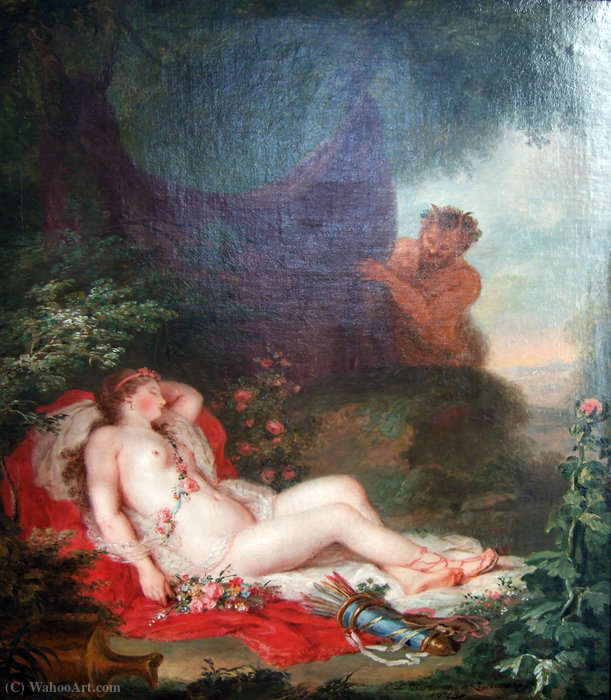 Jupiter And Antiope — Anna Dorothea Therbusch