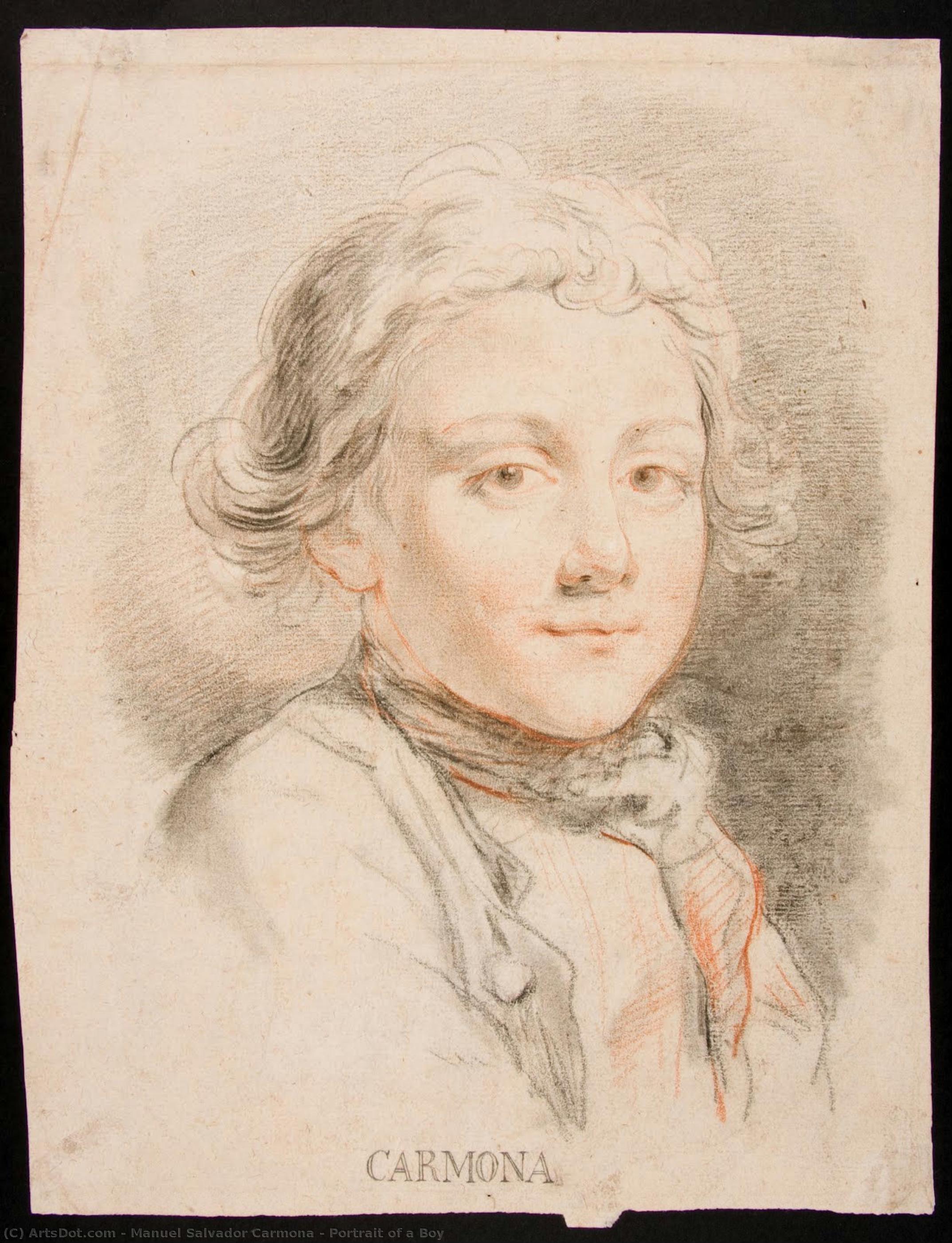 Portrait Of A Boy — Manuel Salvador Carmona