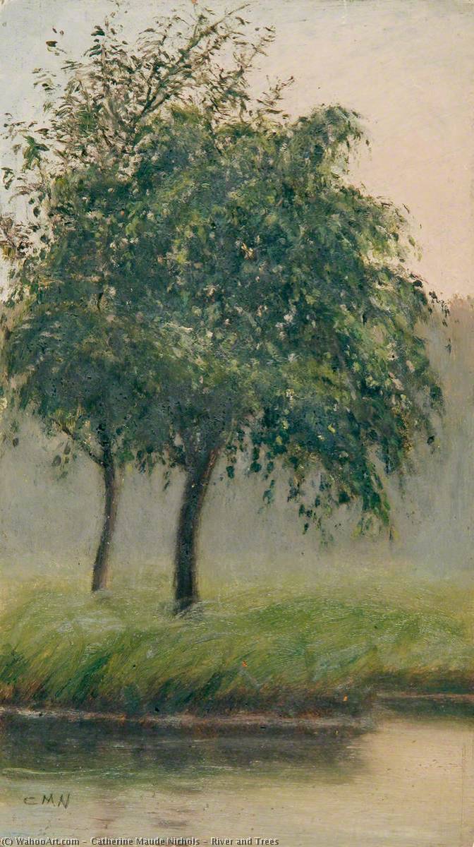 River And Trees — Catherine Maude Nichols