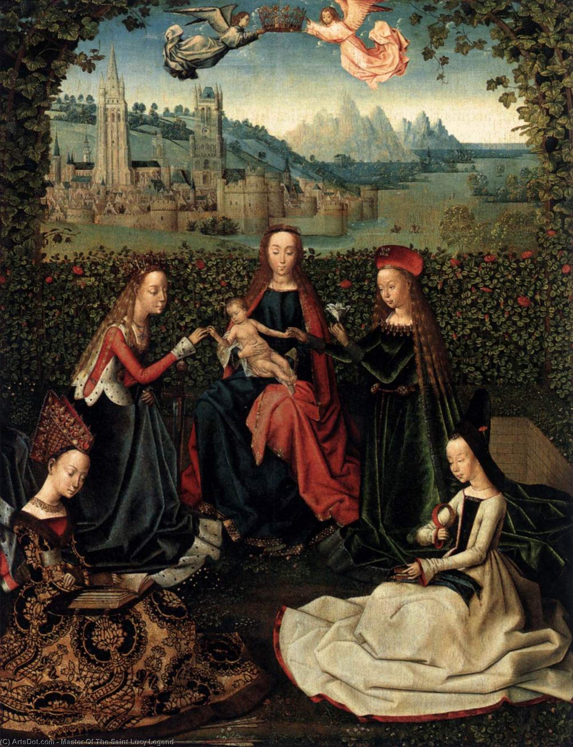 Virgin Of The Rose Garden — Master Of The Saint Lucy Legend