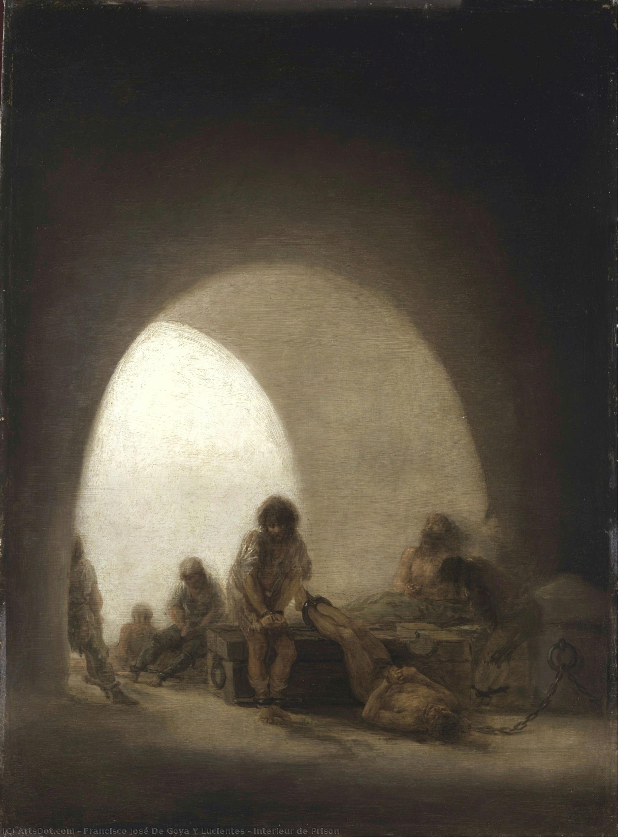 Interieur De Prison — Francisco José De Goya Y Lucientes