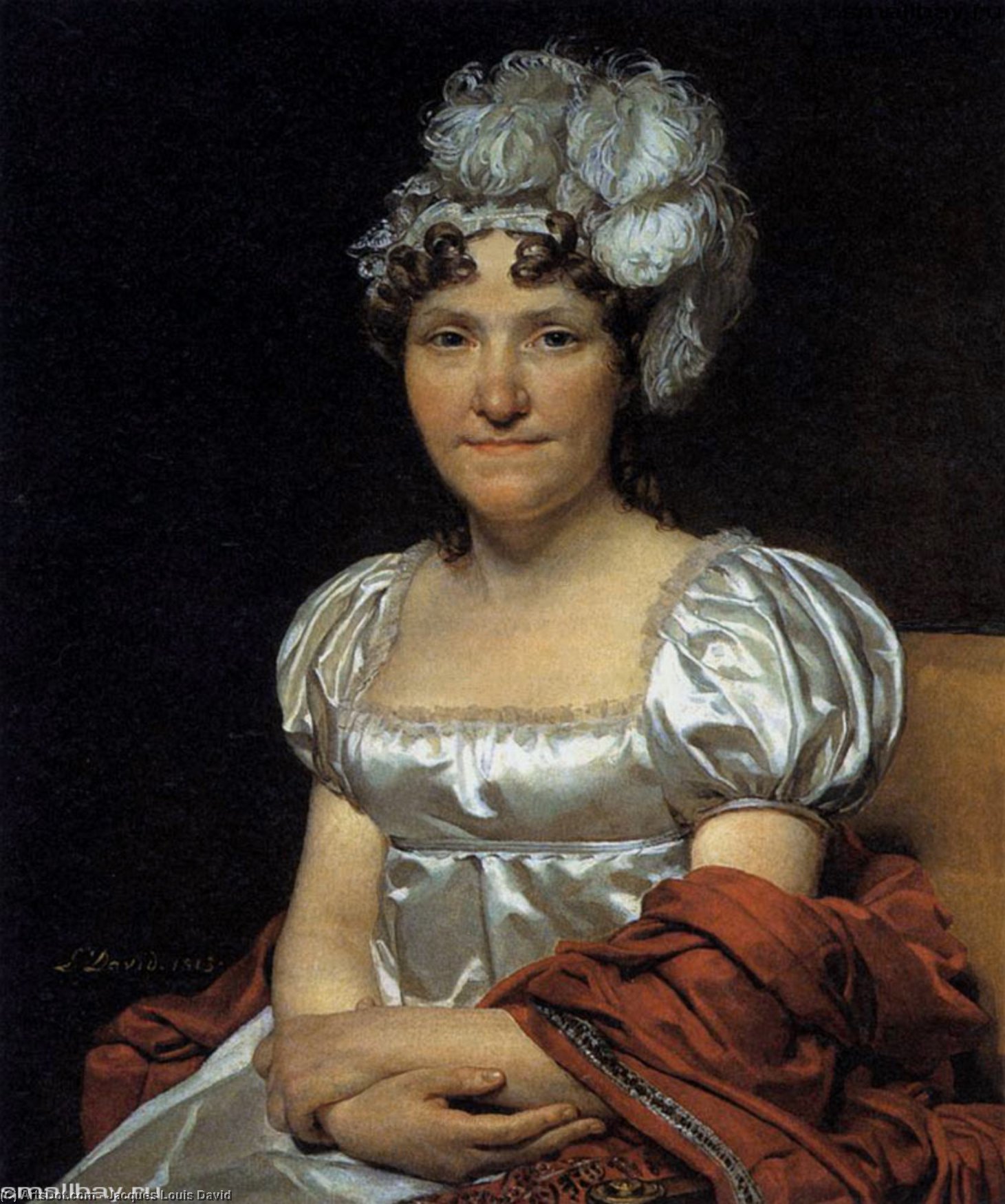 Porträt Von Marguerite-charlotte David — Jacques-louis David