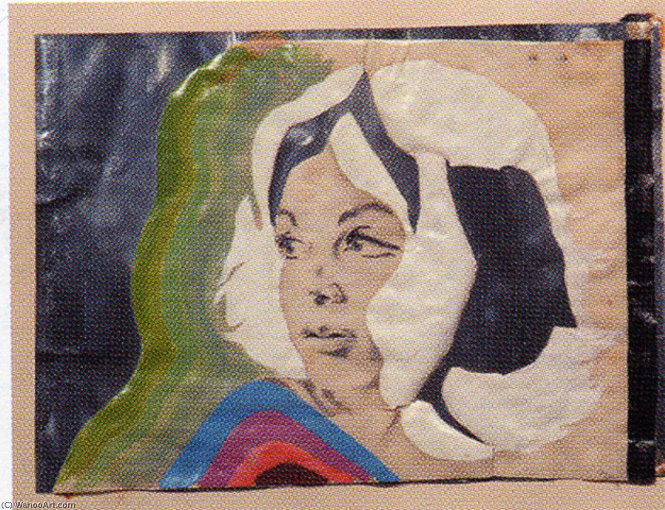 Autoportrait Sur Papier D'argent — Evelyne Axell
