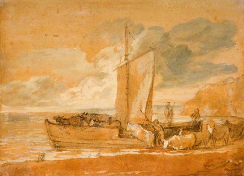A Cattle Ferry — Thomas Gainsborough