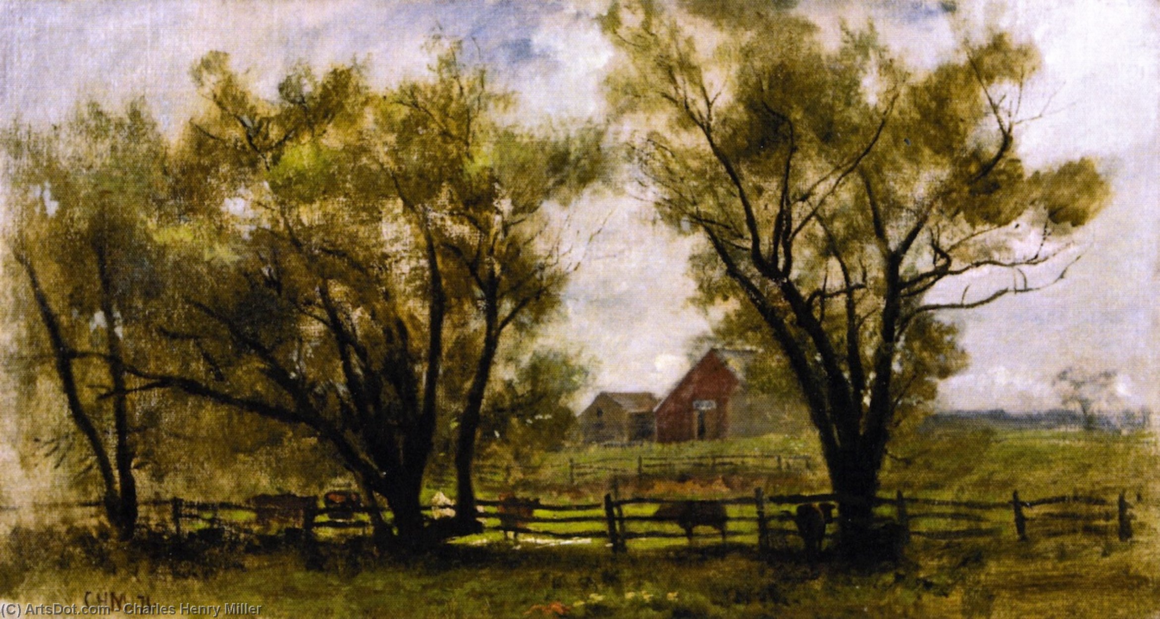 The Red Barn — Charles Henry Miller