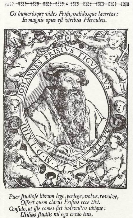 John Fries, Frisius, Professor Of Hebrew In Zurich — Tobias Stimmer
