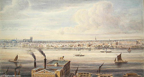 A Fine View Of London From Westminster Bridge To The Adelphi — Gideon Yates