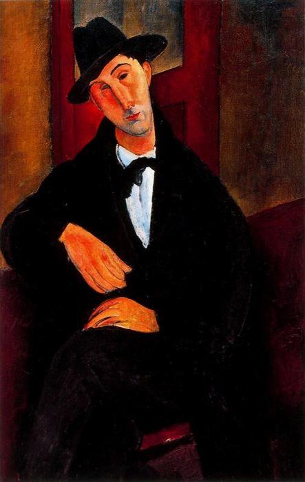 Portrait Of Mario Varfogli — Amedeo Clemente Modigliani