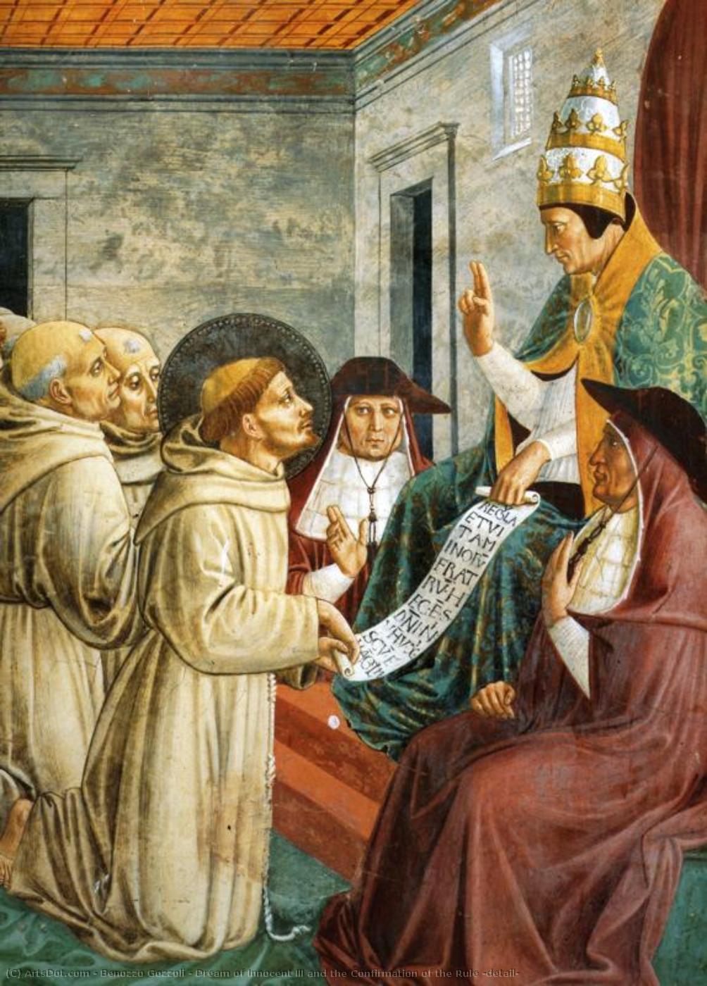 Dream Of Innocent Iii And The Confirmation Of The Rule (detail) — Benozzo Gozzoli