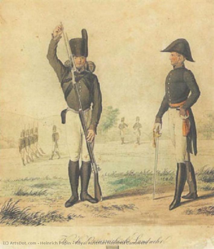 Royal Austrian National Landwehr — Heinrich Papin