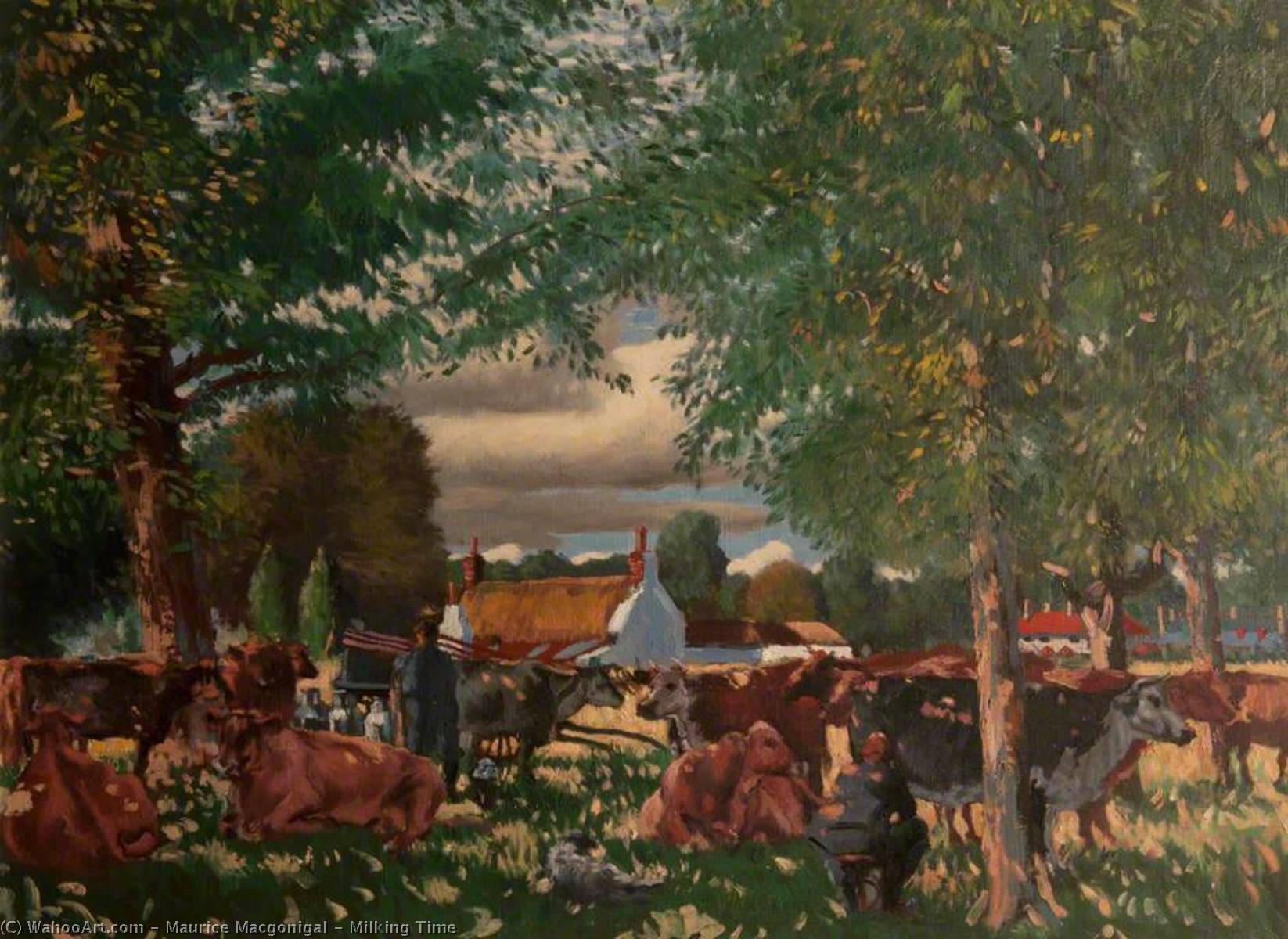 Milking Time — Maurice Macgonigal