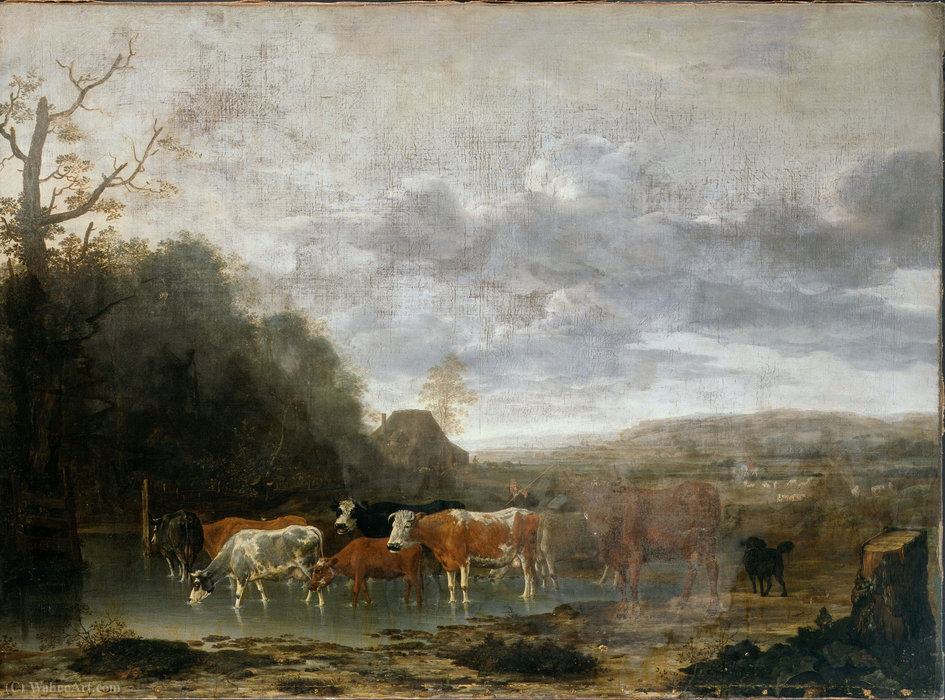 Landscape With Cattle — Anthonie Van Borssum