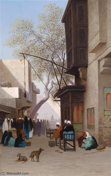 Oriental Street Scene — Charles Théodore Frère Dit Frère Bey