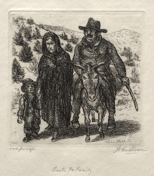 Santa Fe Family — John French Sloan