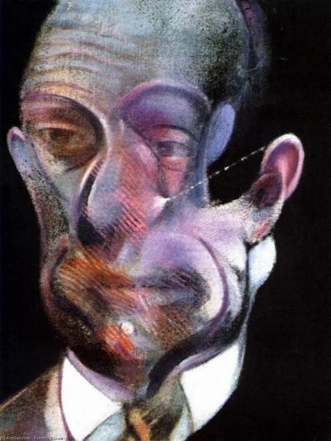 Portrait Of Michel Leiris — Бэкон