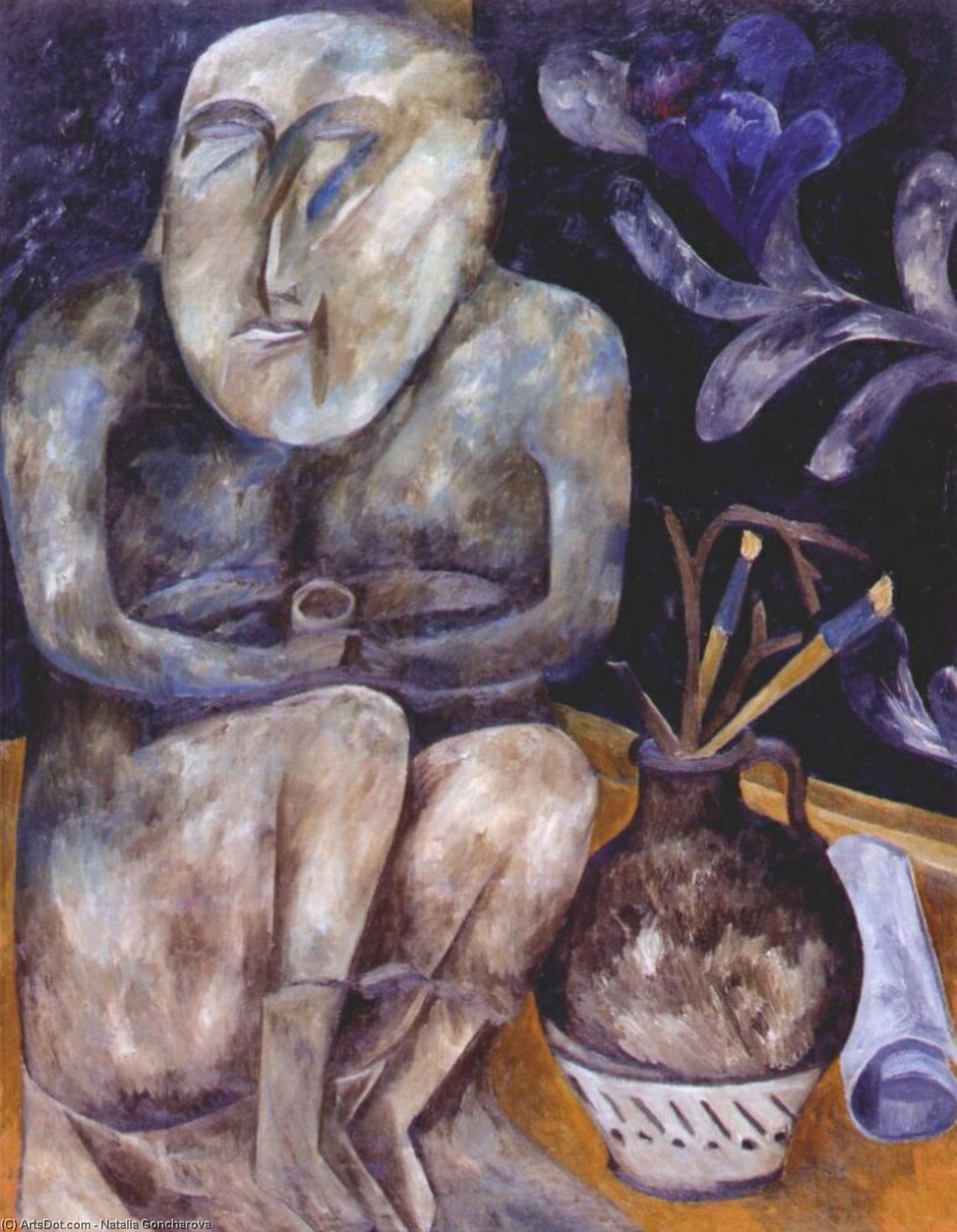 Stone Maiden (still Life) — Natalia Goncharova