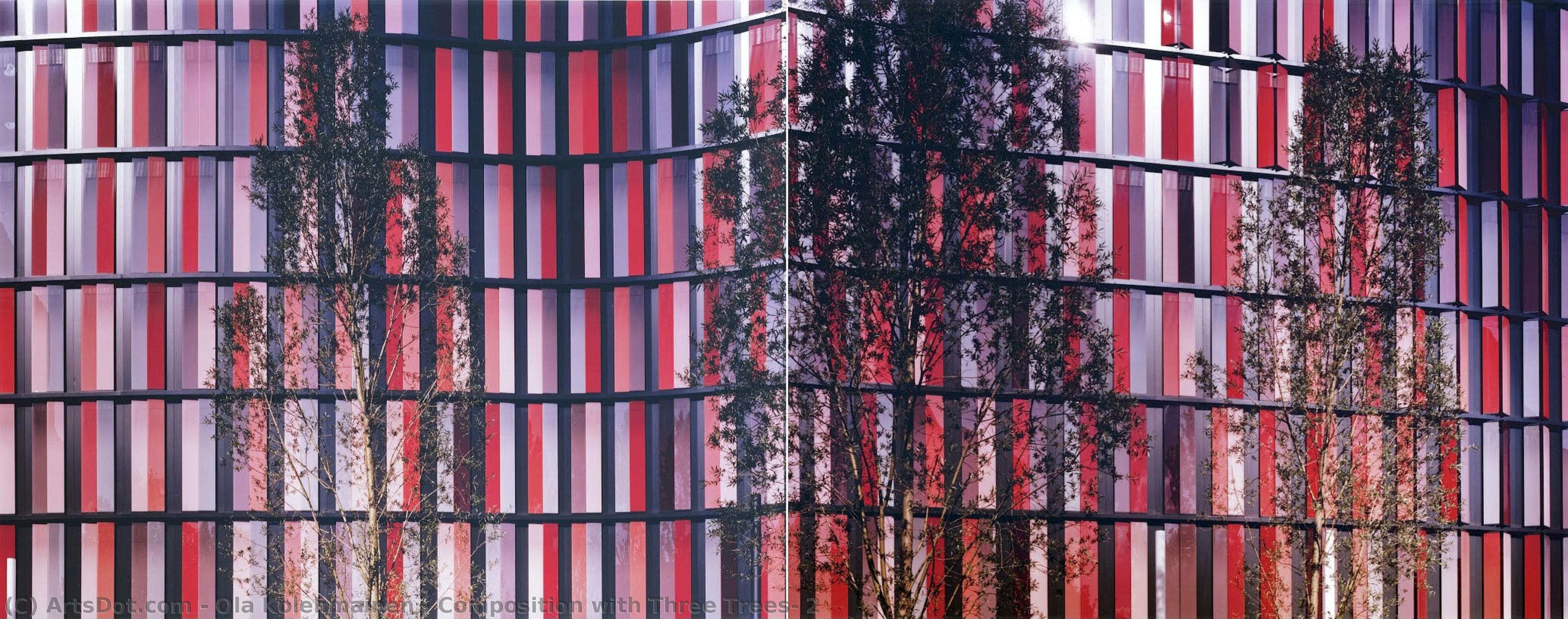 Composition With Three Trees, 2 — Ола Колехмайнен