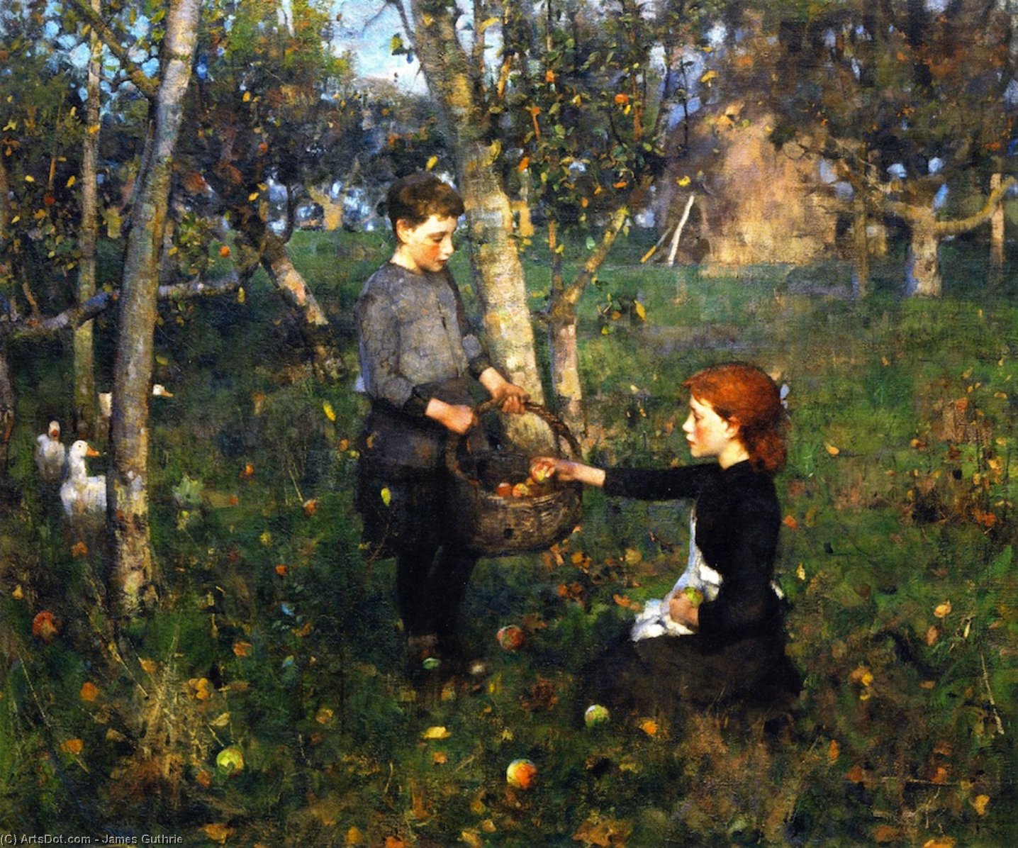 In The Orchard — James Guthrie