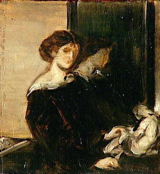 Une Statuaire, Miss Bruce — Charles Haslewood Shannon