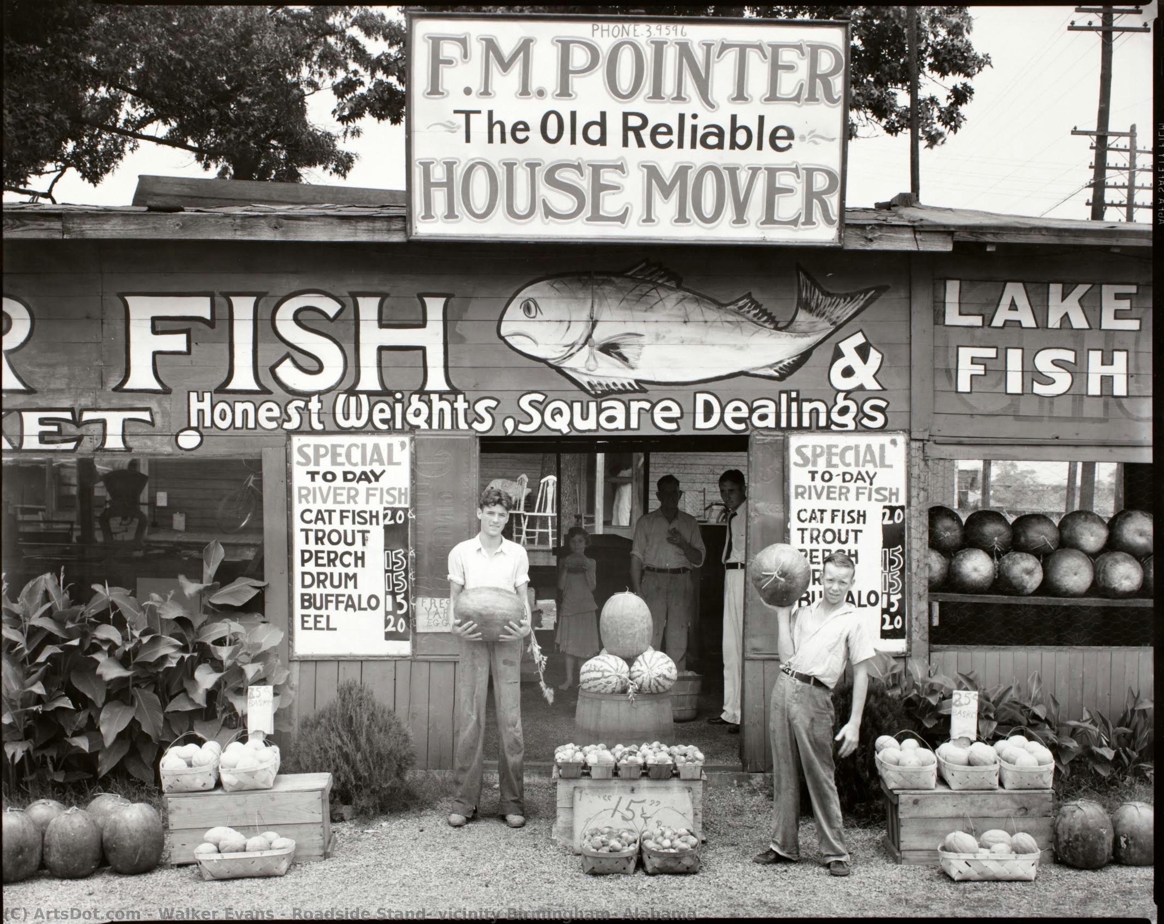 Roadside Stand, Vicinity Birmingham, Alabama — Волкер Эванс