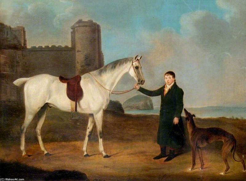 Man With A Horse And A Greyhound — John Nost Sartorius