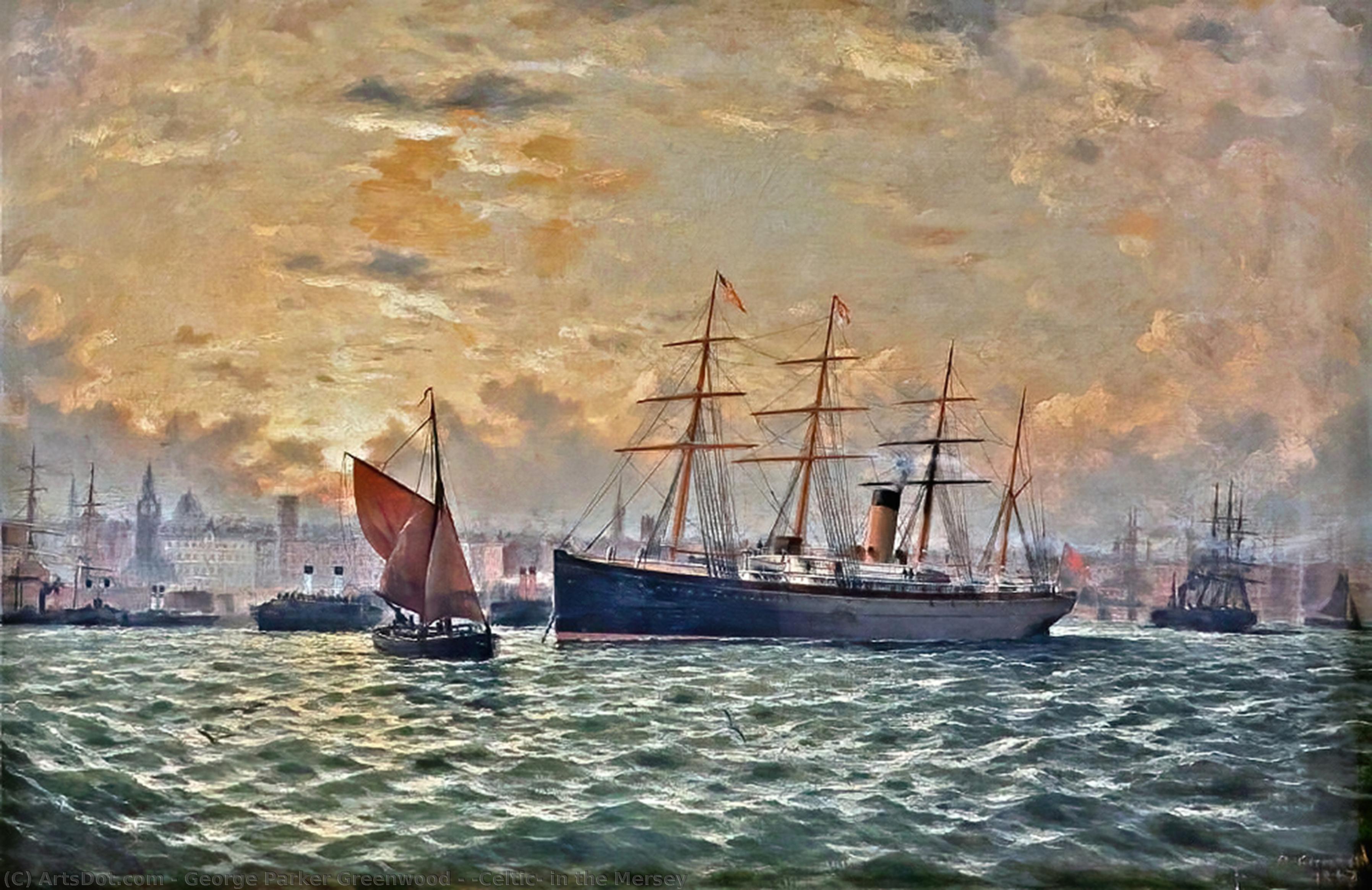 'celtic' In The Mersey — George Parker Greenwood