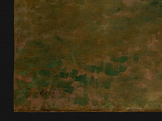 Before The Ballet (detail) — Edgar Degas