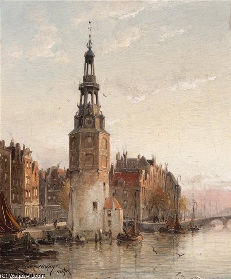 The Montelbaanstoren — Cornelis Christiaan Dommelshuizen