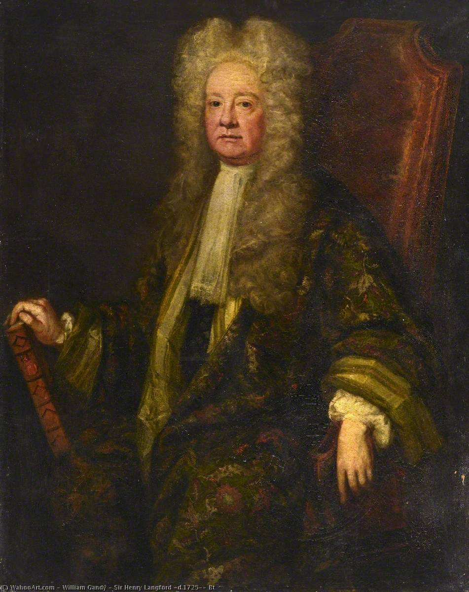 Sir Henry Langford (d.1725), Bt — William Gandy