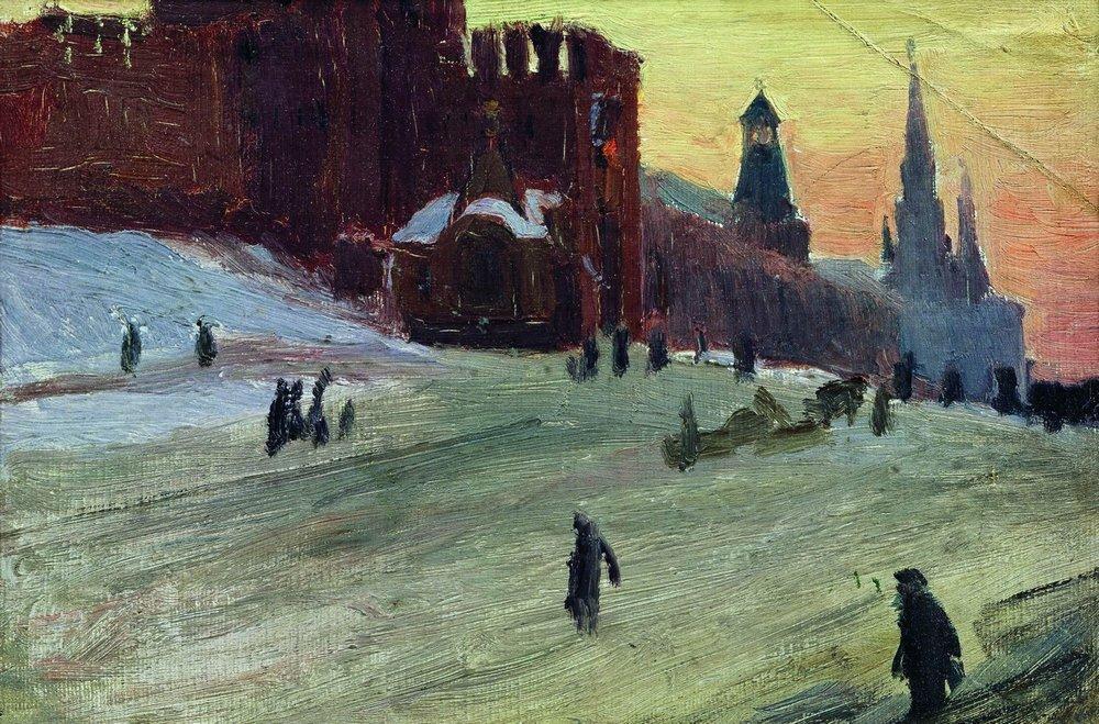 Moscow. Red Square — Boris Mikhailovich Kustodiev