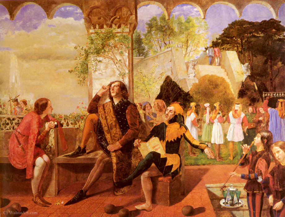 Twelfth Night, Act Ii, Scene Iv — Walter Howell Deverell