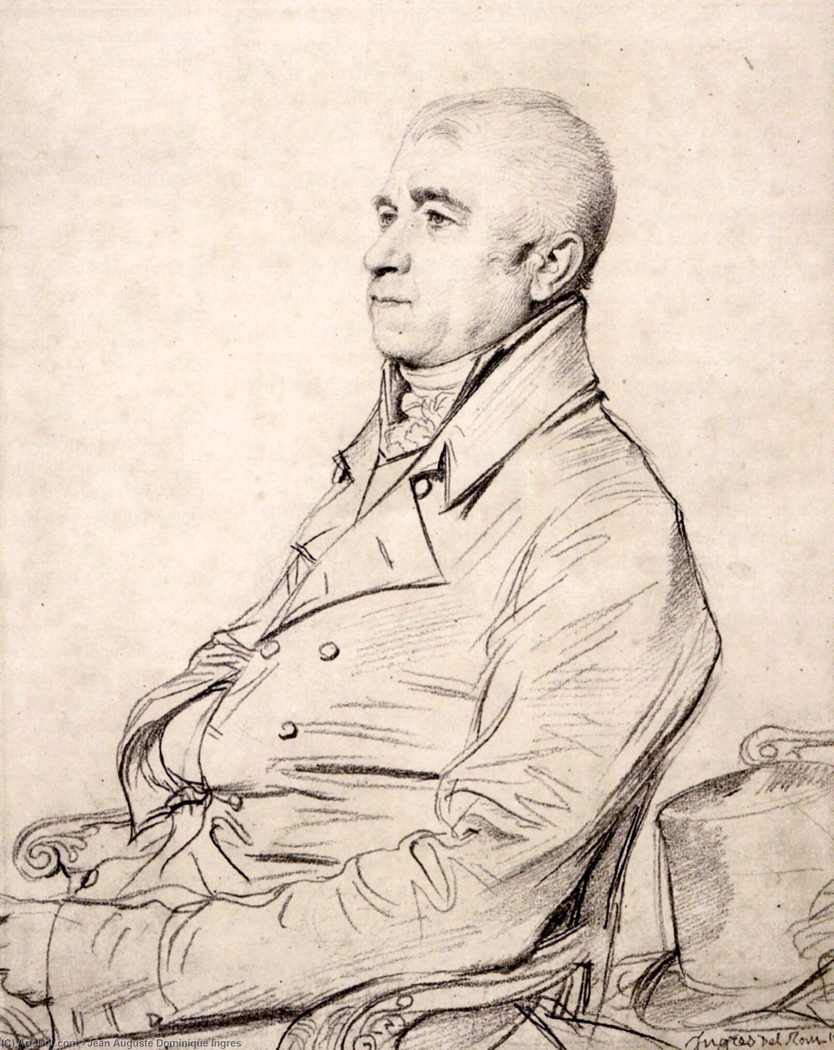 The Reverend Joseph Church — Jean-auguste-dominique Ingres