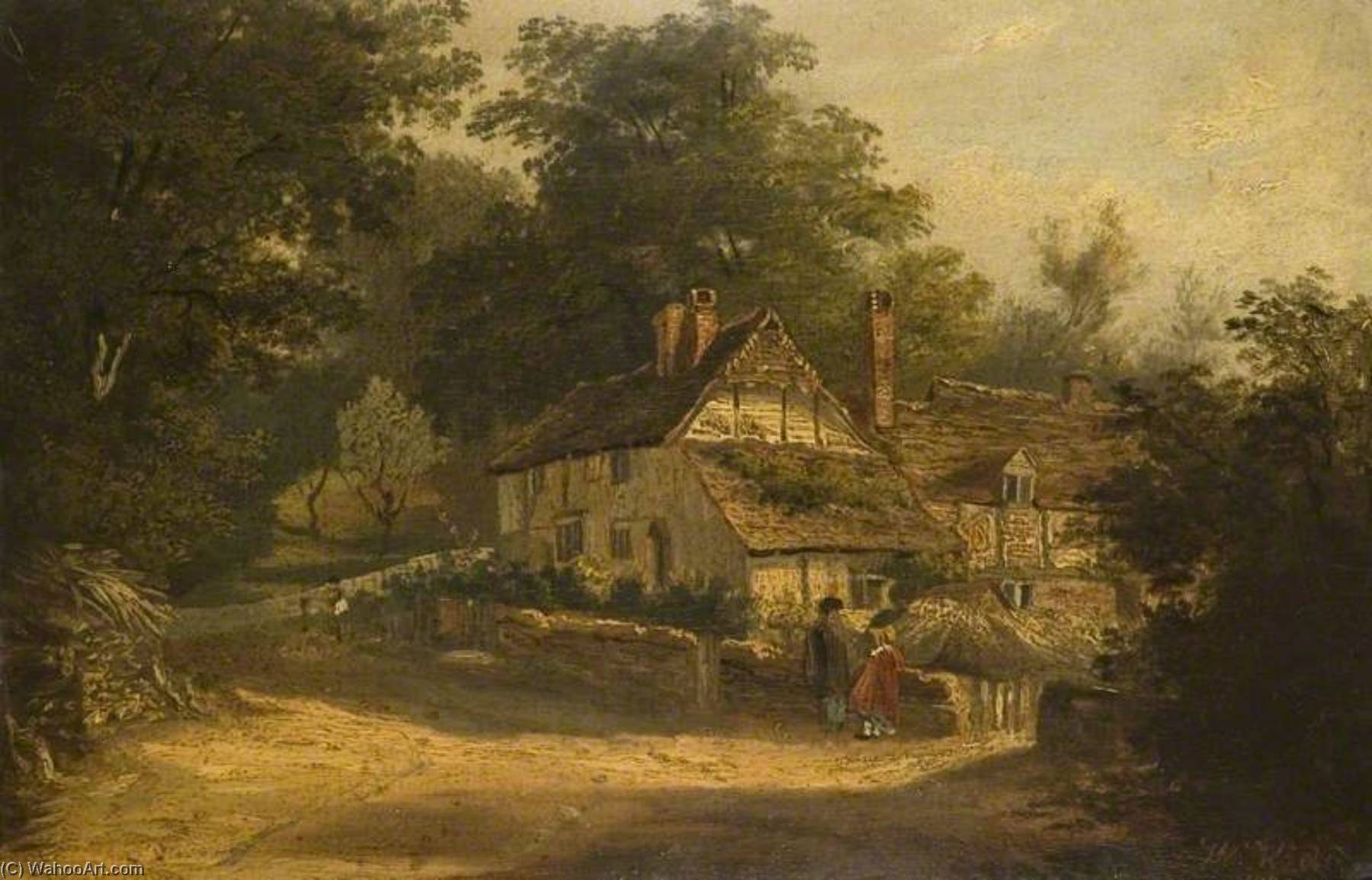 Old Cottages At Petersfield, Hampshire — William Kidd