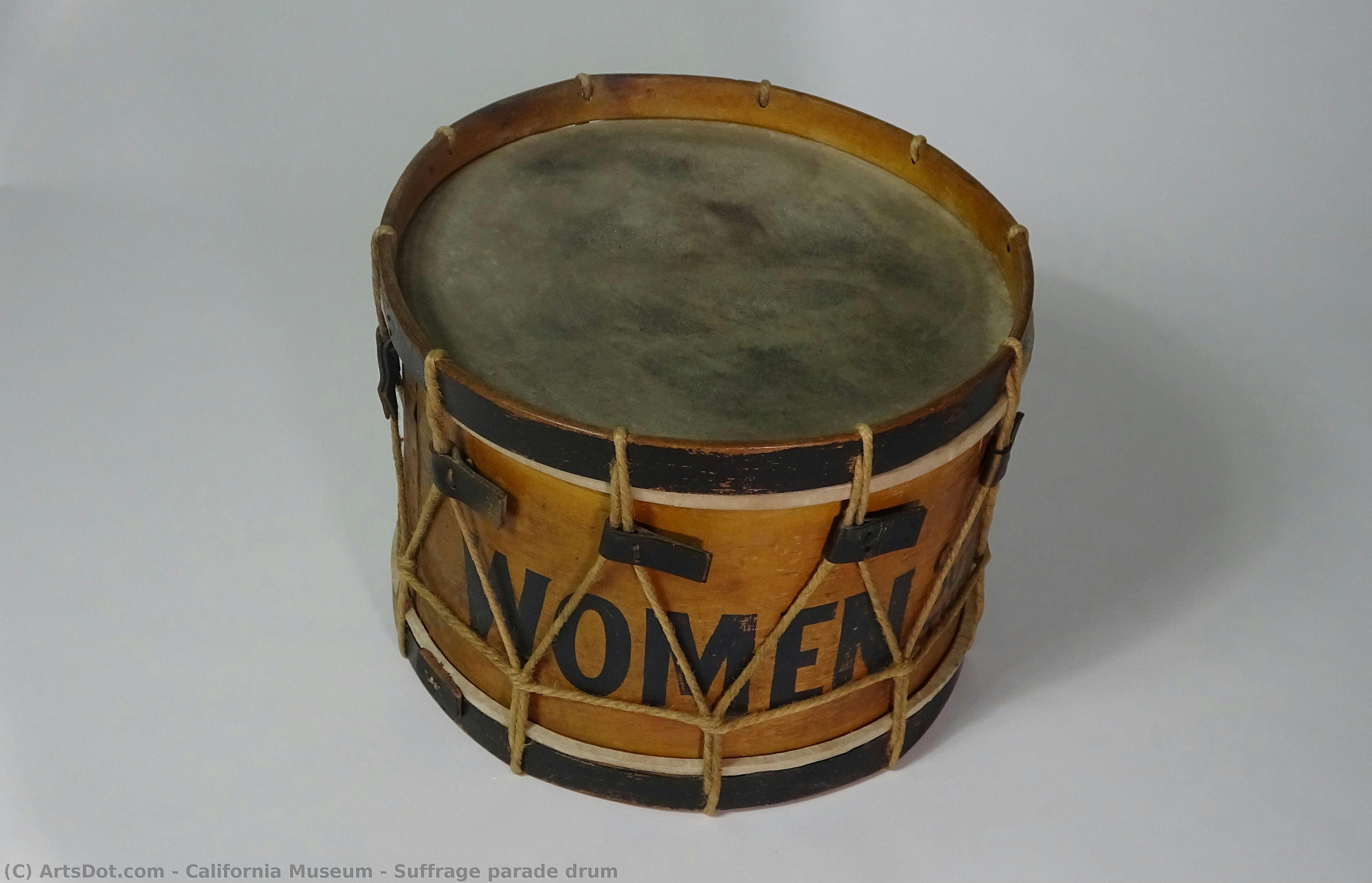 Suffrage Parade Drum — California Museum