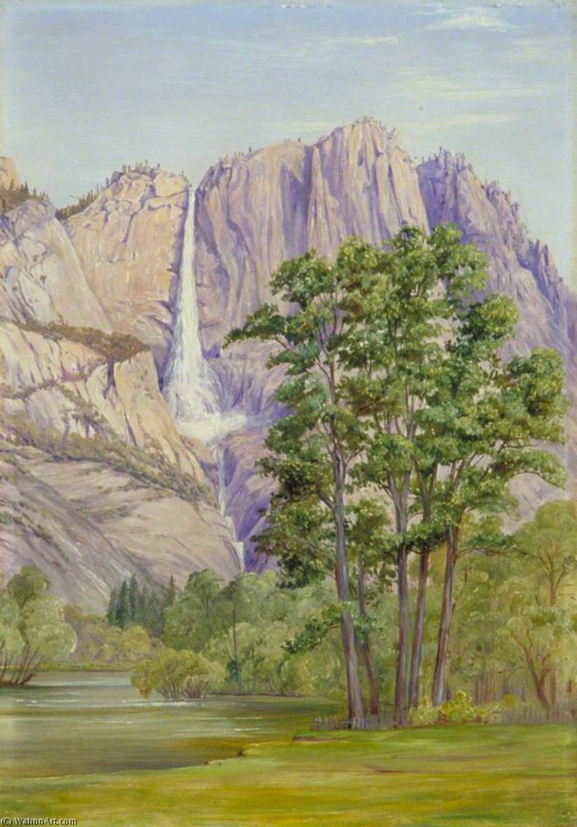 The Yosemite Waterfall, California — Marianne North