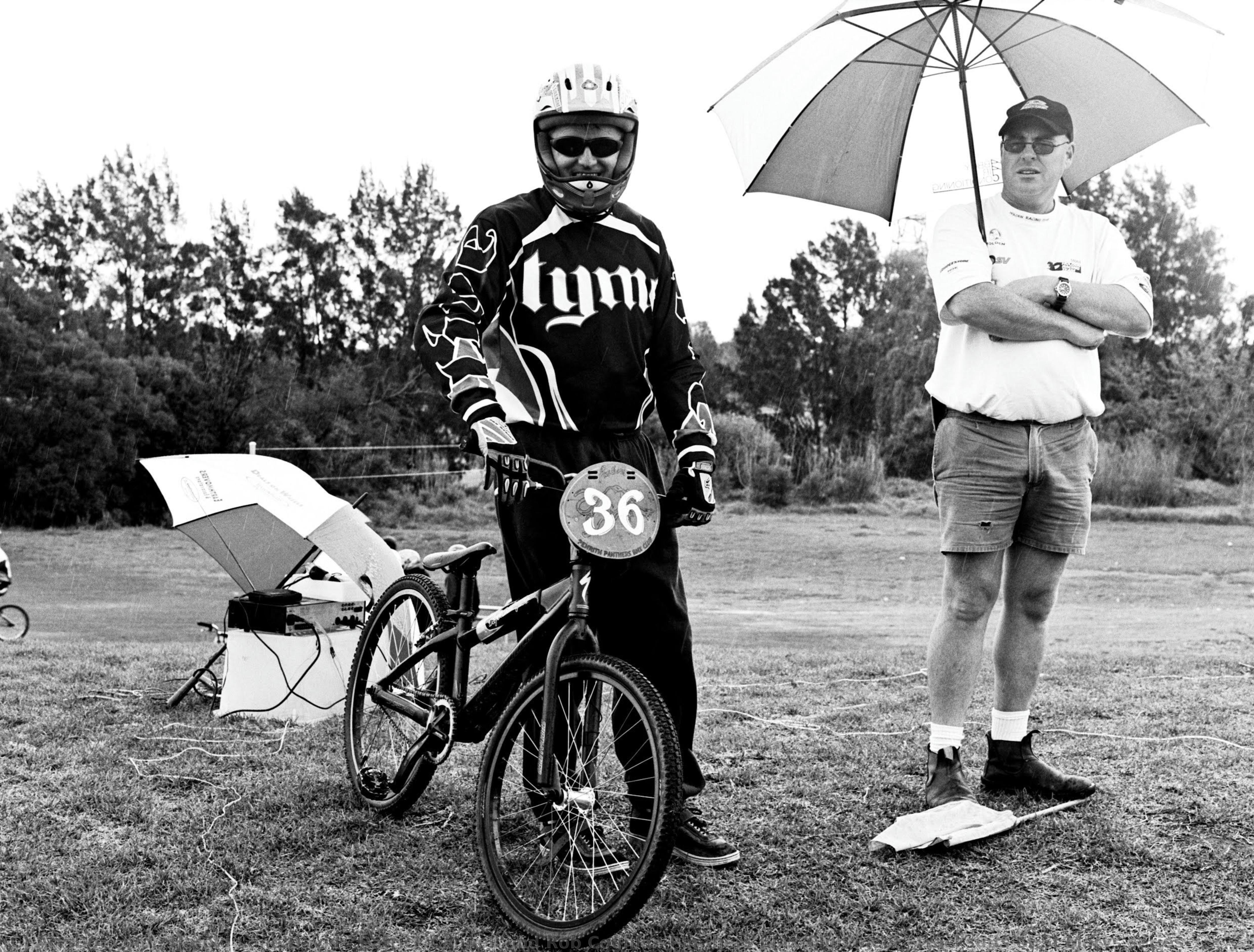 Patrick Cannell And Rob Coghlan Panthers Bmx Club Meet (tracksuits Of St Marys Series) — Harold Lane David
