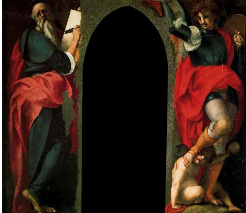 St. John The Evangelist And St. Michael The Archangel — Jacopo Carucci
