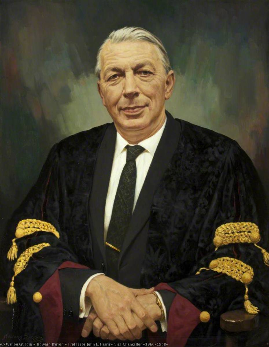 Professor John E. Harris, Vice Chancellor (1966–1968) — Howard Barron