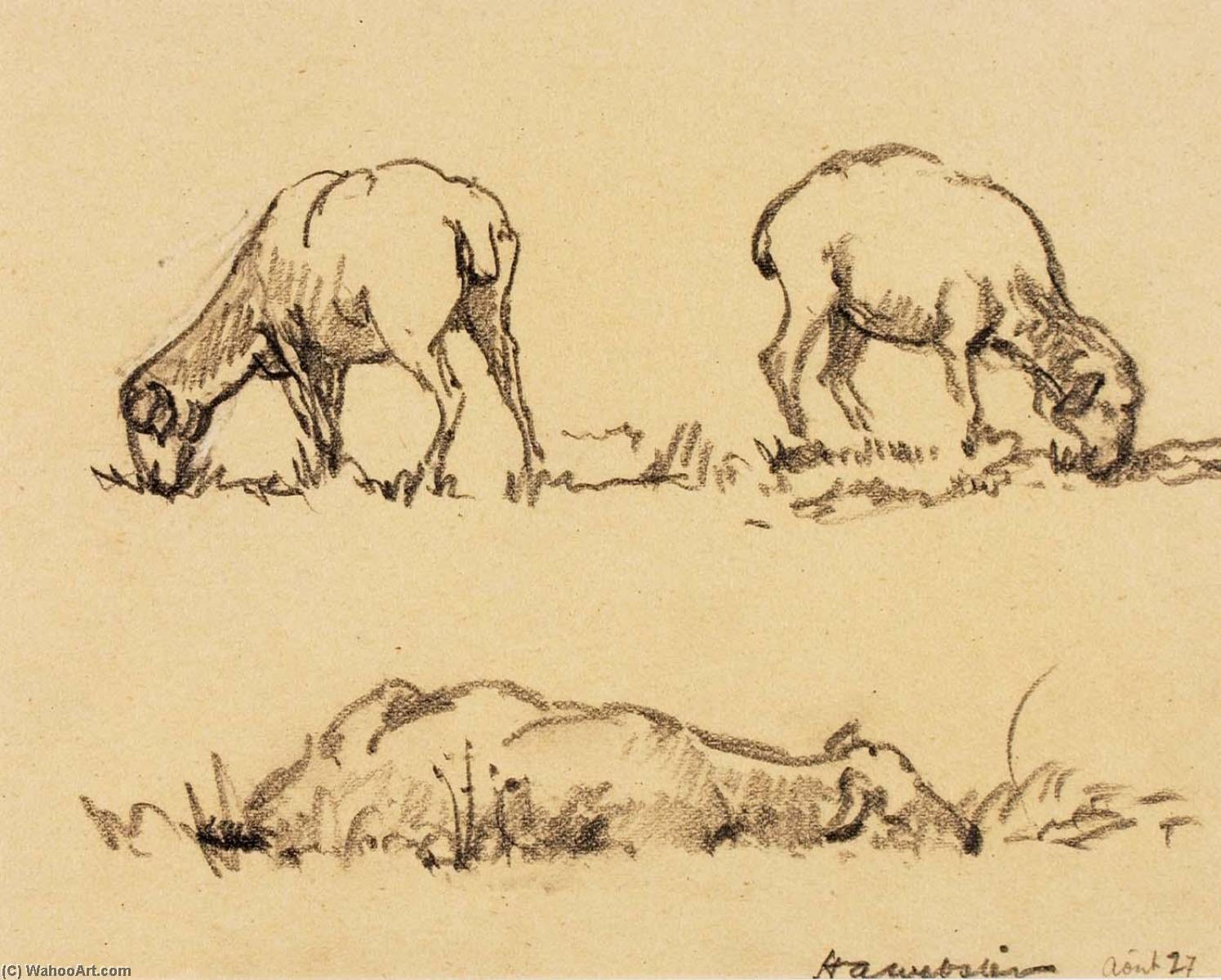 Lambs In The Mead — Herman Armour Webster