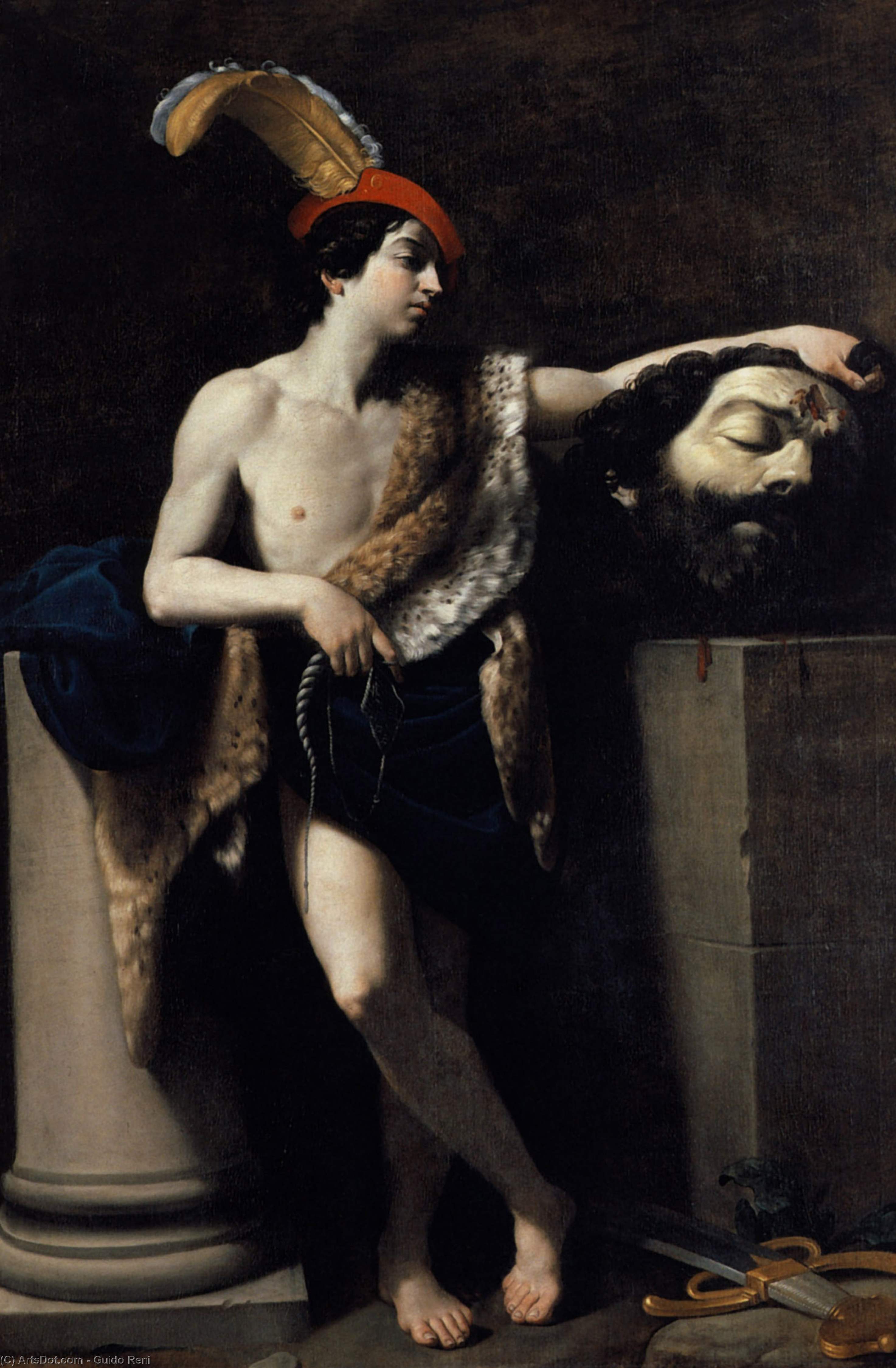 David With The Head Of Goliath — Reni Guido (le Guide)