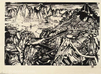 Grosse Tessinerlandschaft — Albert Müller